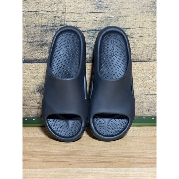?? NEW Crocs Mellow Recovery Slide Black Men Shoes Sz 11 Everyday Wear main image 4